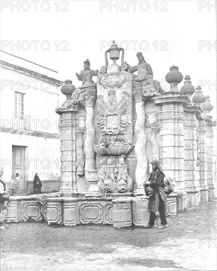 Fountain of the Falling Waters, Mexico City, Mexico, c1900.  Creator: Unknown.