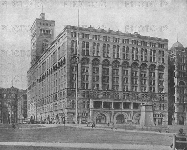 The Auditorium, Chicago, Illinois, USA, c1900.  Creator: Unknown.