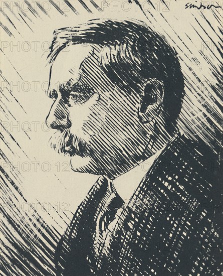 'H. G. Wells', c1930s, (c1950). Creator: Joseph Simpson.
