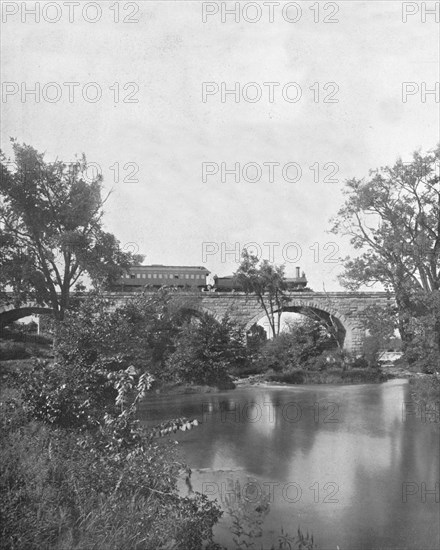 Mill Creek Bridge, Pennsylvania Railroad, USA, c1900.  Creator: Unknown.