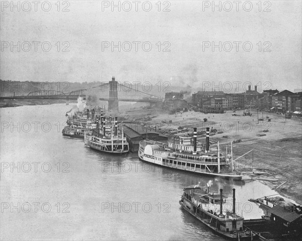 River Front, Cincinnati, Ohio, USA, c1900. Creator: Unknown.