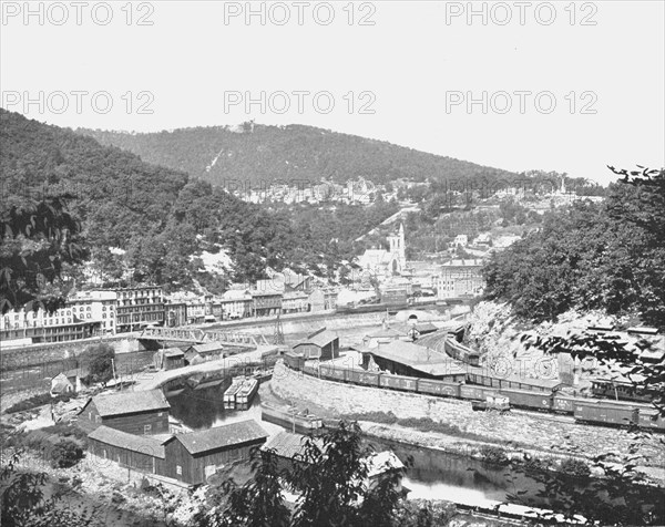 Mauch Chunk, Pennsylvania, showing Mount Pisgah, USA, c1900.  Creator: Unknown.