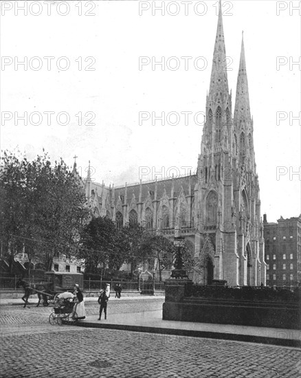 St Patrick's Cathedral, New York, USA, c1900. Creator: Unknown.