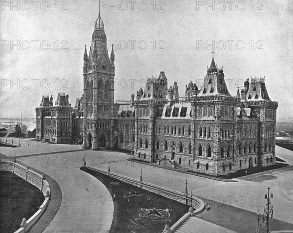 Parliament Buildings, Ottawa, Canada, c1900.  Creator: Unknown.