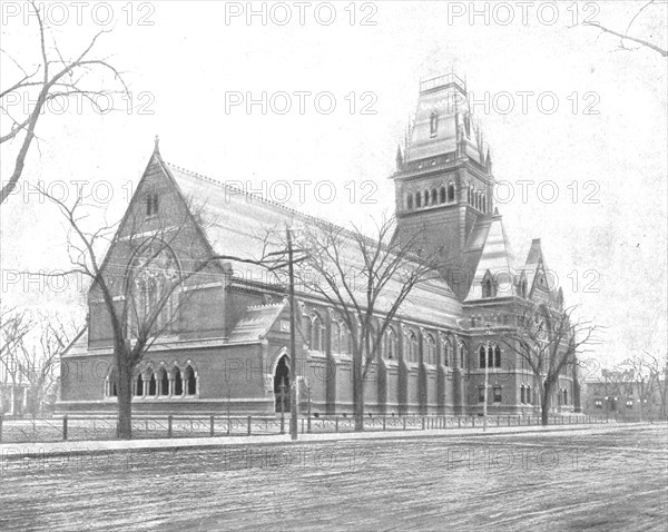 Memorial Hall, Cambridge, Massachusetts, USA, c1900.  Creator: Unknown.