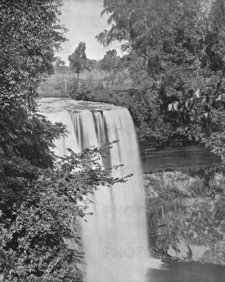 Minnehaha Falls, Minneapolis, Minnesota, USA, c1900.  Creator: Unknown.