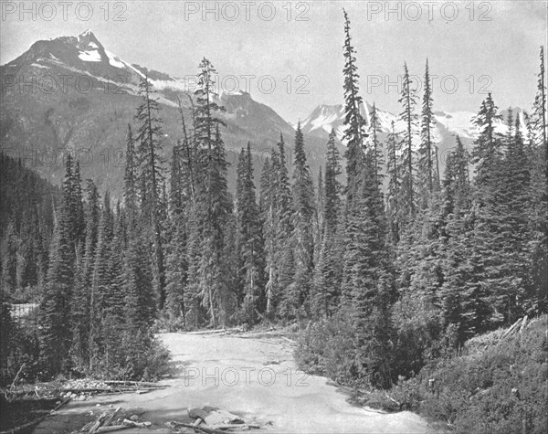 Mounts Cheops and Hermit, Selkirk Range of the Rockies, USA, c1900.  Creator: Unknown.