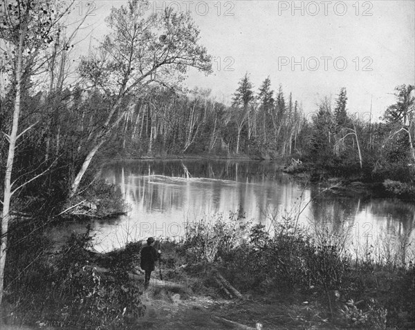 The Peshtigo River, Wisconsin, USA, c1900.  Creator: Unknown.