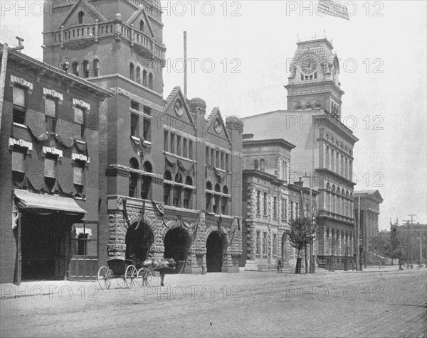 Jefferson Street, Louisville, Kentucky, USA, c1900.  Creator: Unknown.