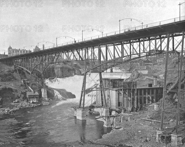 Spokane Falls, Washington, USA, c1900.  Creator: Unknown.