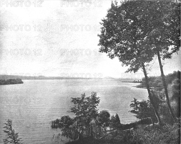 Saratoga Lake, Saratoga, New York State, USA, c1900. Creator: Unknown.