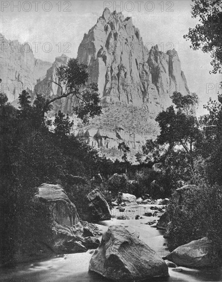 Eagle Crag, Shoshone Falls, Idaho, USA, c1900.  Creator: Unknown.