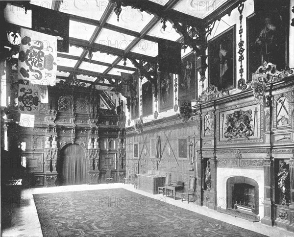 The Great Hall at Audley End, Saffron Walden, Essex, 1894. Creator: Unknown.