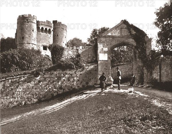 Carisbrooke Castle, Isle of Wight, 1894. Creator: Unknown.