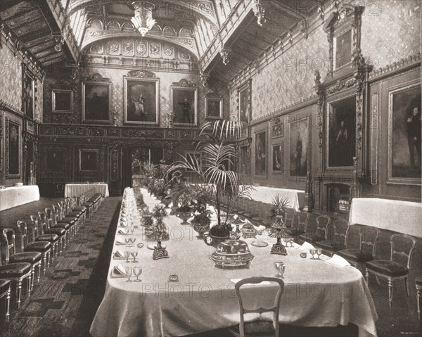 The Waterloo Chamber, Windsor Castle, Berkshire, 1894. Creator: Unknown.