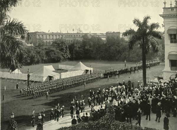 'Second Arrival of Lord Curzon at Government House, 1904', (1925). Creator: Unknown.