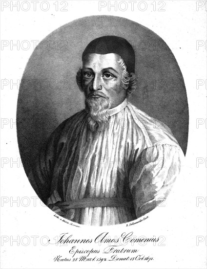 'Johannes Amos Comenius', (early 19th century). Creator: Hosch Merian.