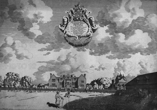 'Bentley Hall (Southern Prospect)', c1686. Creator: Michael Burghers.