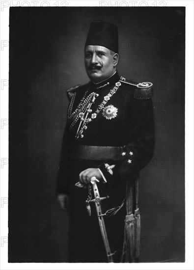 King Fuad I of Egypt, c1920s. Creator: Riad Shehata.