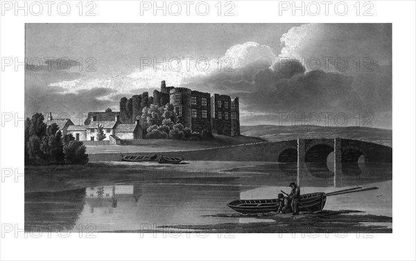 Carew Castle, Pembrokeshire, c1817. Creator: Unknown.