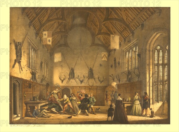 The Hall, Athelhampton, Dorset, (c1838). Creator: Unknown.