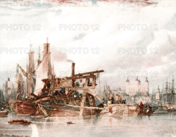 'The Tower of London', c1827, (c1900). Creator: Unknown.