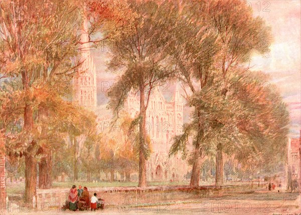 'Salisbury Close', 1897, (c1900). Creator: Unknown.