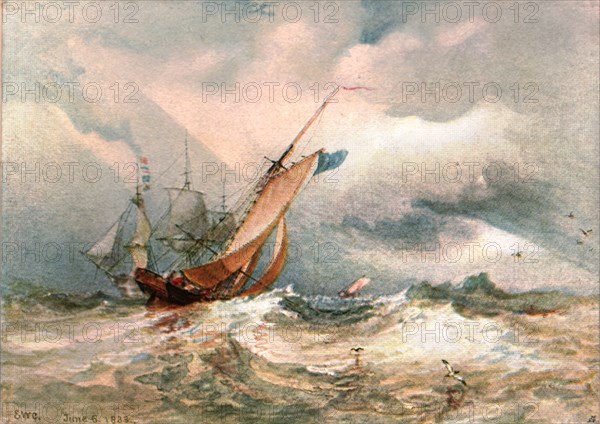 'A Breezy Day', 1822, (c1900). Creator: Unknown.
