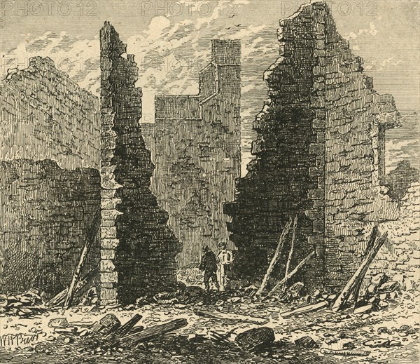 'Ruins of the Barbican on Ludgate Hill, 1792, (1897). Creator: Unknown.