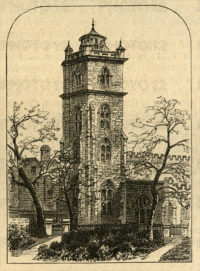 'Milton's Burial-Place', 1897. Creator: Unknown.