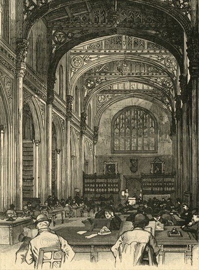 'The Library, Guildhall', 1897. Creator: Unknown.