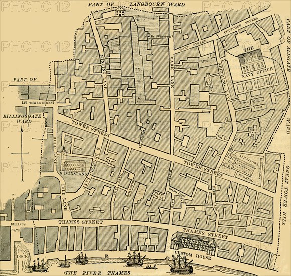 'Tower Street Ward', (c1872). Creator: Unknown.