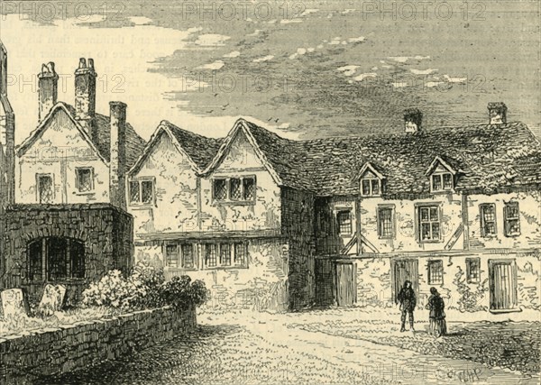 'St. Katherine's Hospital - The Brothers' Houses in 1781', (c1872). Creator: Unknown.