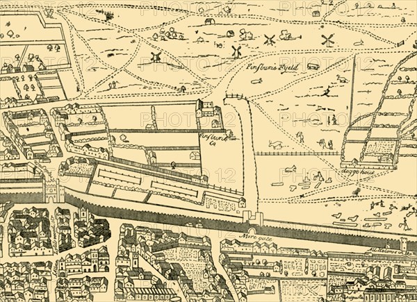 'Cripplegate and Neighbourhood', (c1872). Creator: Unknown.