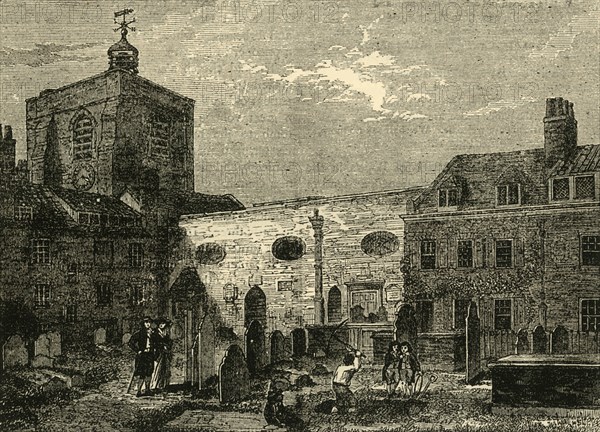 'The Old Church of St. James, Clerkenwell', (c1872). Creator: Unknown.