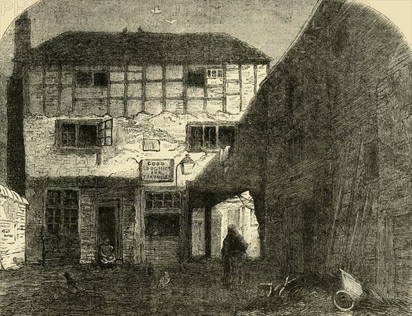 'The Old Red Lion, from the Front', c1872. Creator: Unknown.