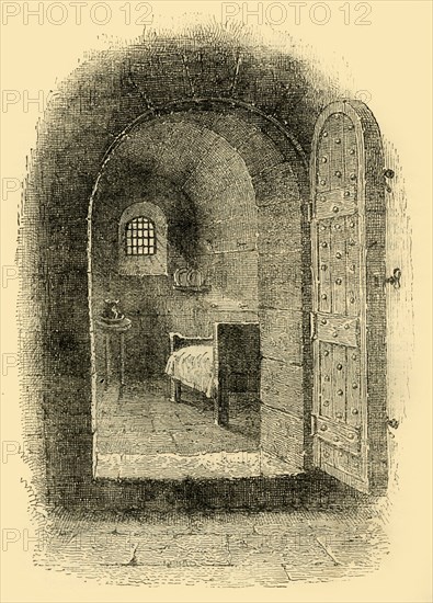'The Condemned Cell in Newgate', c1872. Creator: Unknown.