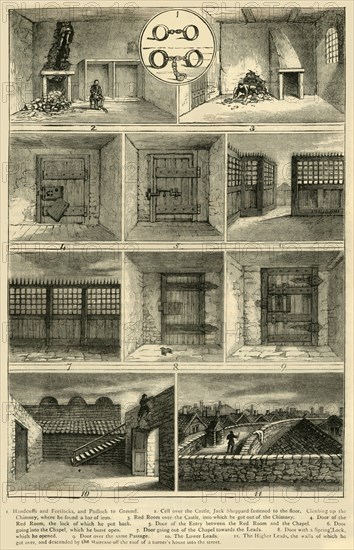 'Jack Sheppard's Escapes', (c1872). Creator: Unknown.