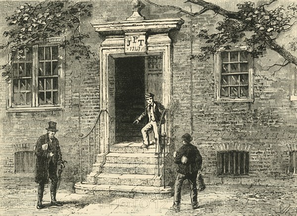 'Doorway in Staple's Inn', c1872. Creator: Unknown.