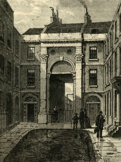 'Essex Water Gate, Essex Street, Strand', (1881). Creator: Unknown.