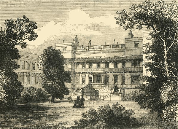 'Garden Front of Northumberland House', (1881). Creator: Unknown.