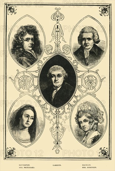 'Drury Lane Celebrities', (1881). Creator: Unknown.