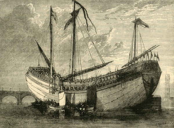 'The Chinese Junk', (1881). Creator: Unknown.