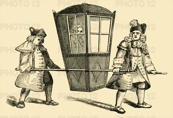 'A Sedan Chair', (1881). Creator: Unknown.