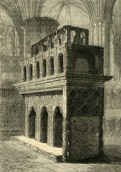 'The Tomb of Edward the Confessor', (1881). Creator: Unknown.