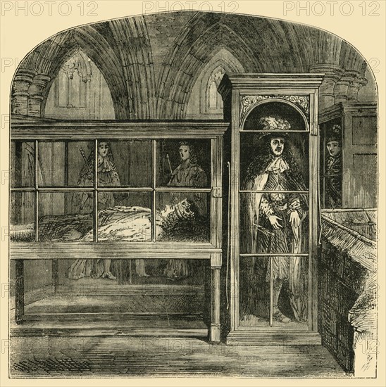 'The Wax Figures in Westminster Abbey', (1881). Creator: Unknown.