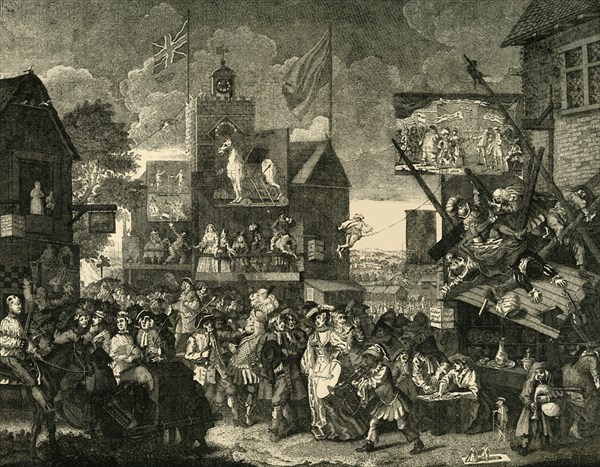 'Southwark Fair. (After Hogarth's Picture)', (c1878). Creator: Unknown.