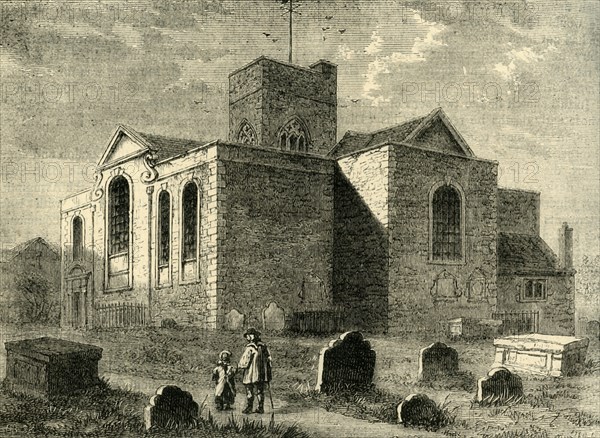 'St. Nicholas' Church, Deptford', (c1878). Creator: Unknown.