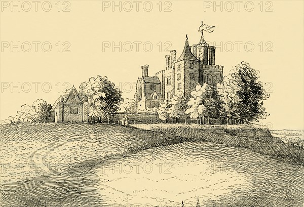 'Flamsteed House (From Hollar's Long View)', (c1878). Creator: Unknown.