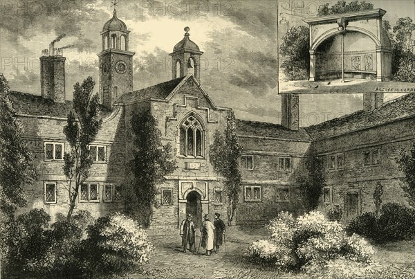 'The Fishmongers' Almshouses in 1850', (c1878). Creator: Unknown.